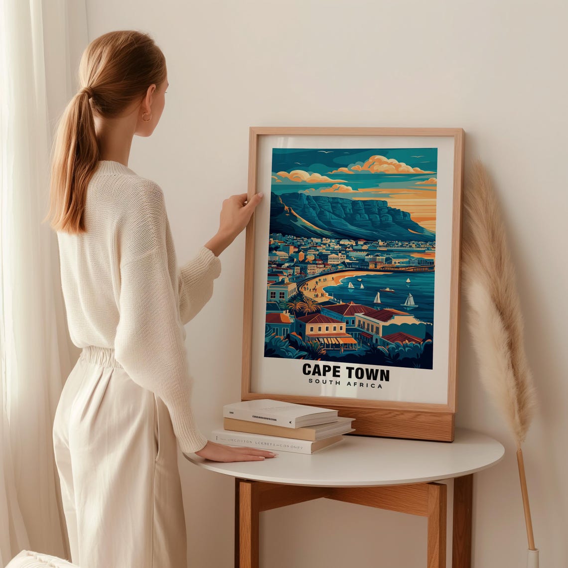 Cape Town Print South Africa Poster Cape Town Views Table Mountain Cape Town City South Africa Charm Cape Town Beauty Cape Town Art - Image 2