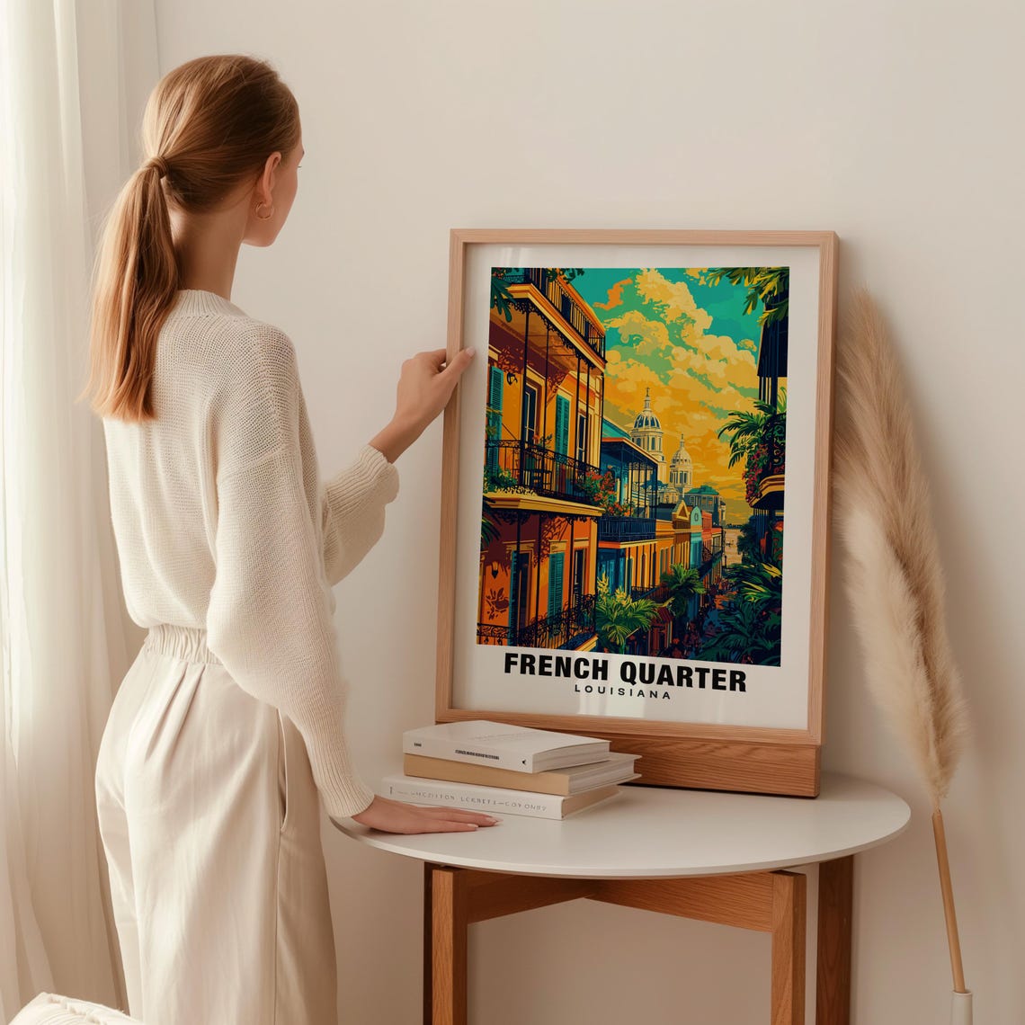 French Quarter Print Louisiana Poster French Quarter Views French Quarter Art Louisiana Charm Quarter Beauty French Heritage - Image 2