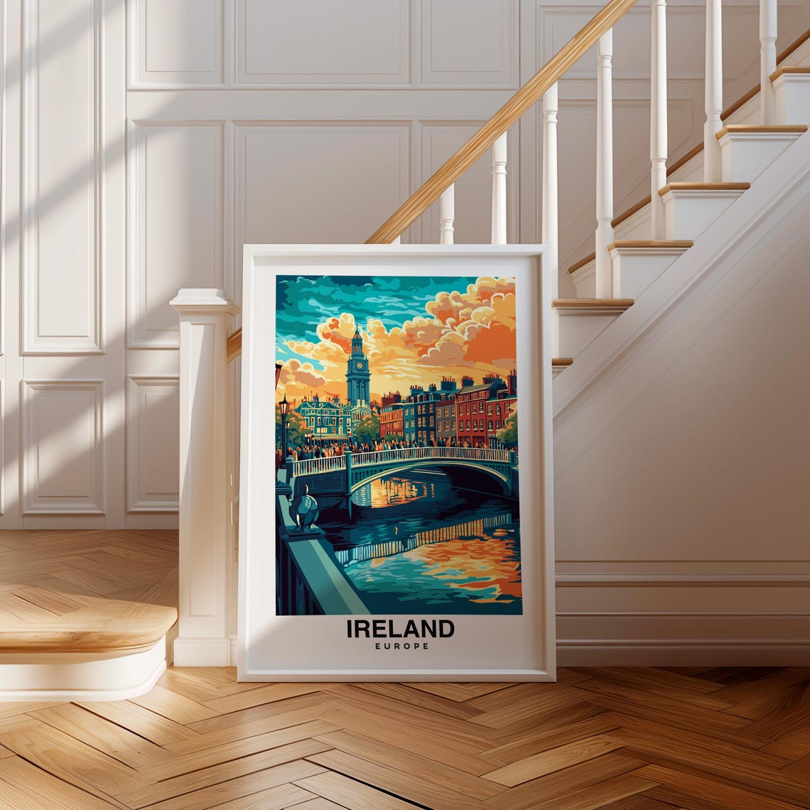 Ireland Print Travel Wall Art Europe Poster Scenic Print Nature Decor Countryside Art Coastal Print Landscape Poster Travel Poster