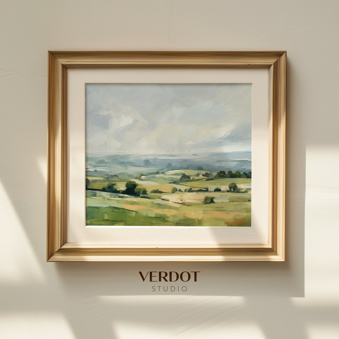 Spring Landscape Art Print, Modern Farmhouse Countryside - Image 3
