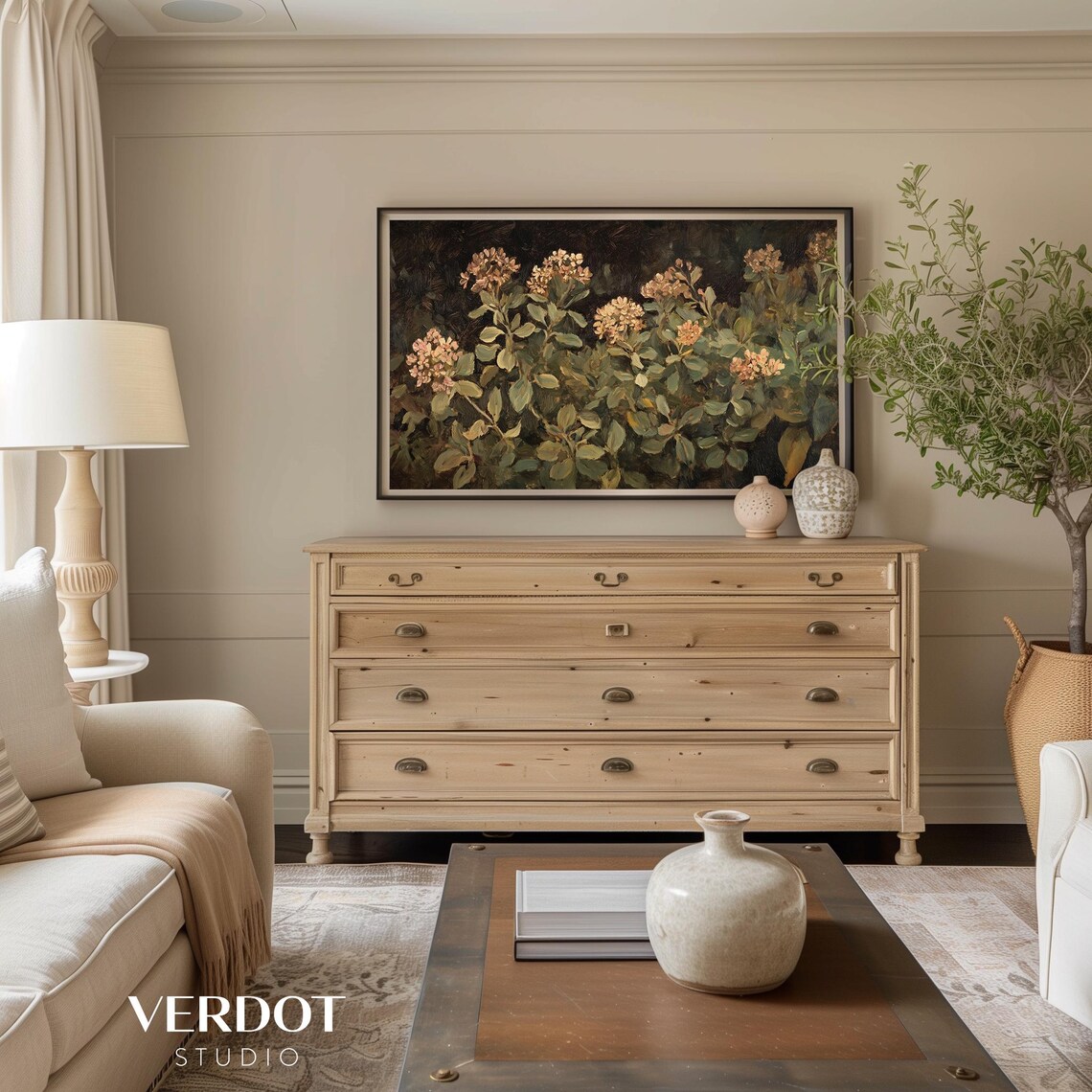 Autumn Garden Art Print, Vintage Botanical Decor - Image 4