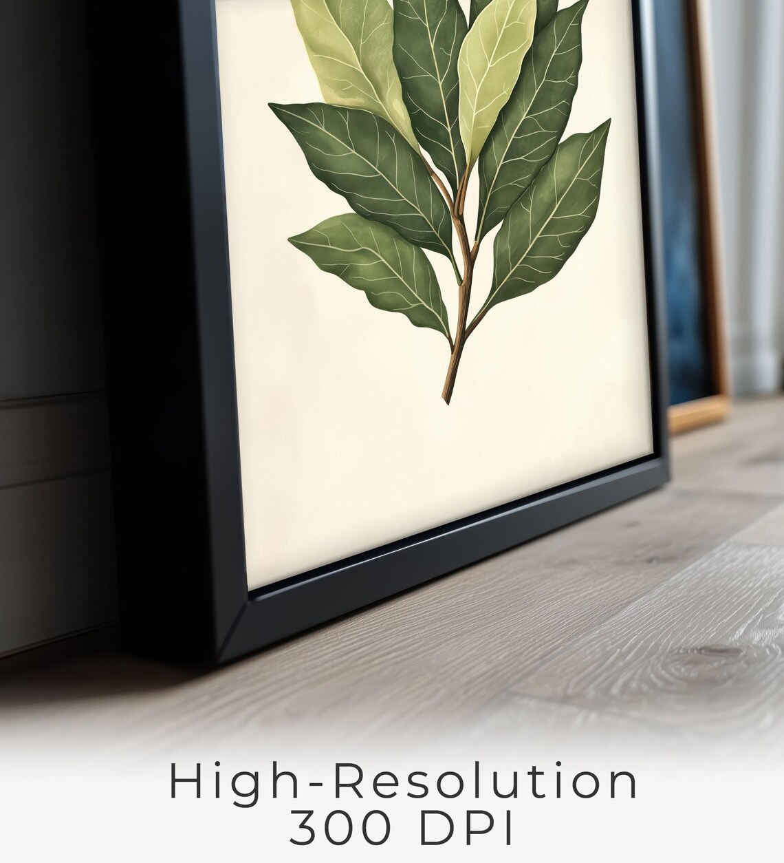 Bay Leaf Farmhouse Kitchen Decor, Rustic Botanical - Image 2