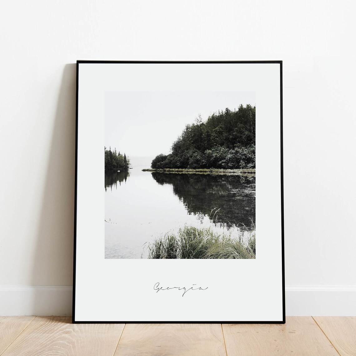 Georgia Lake Landscape Photography Print Rustic Nature Travel Art - Image 3