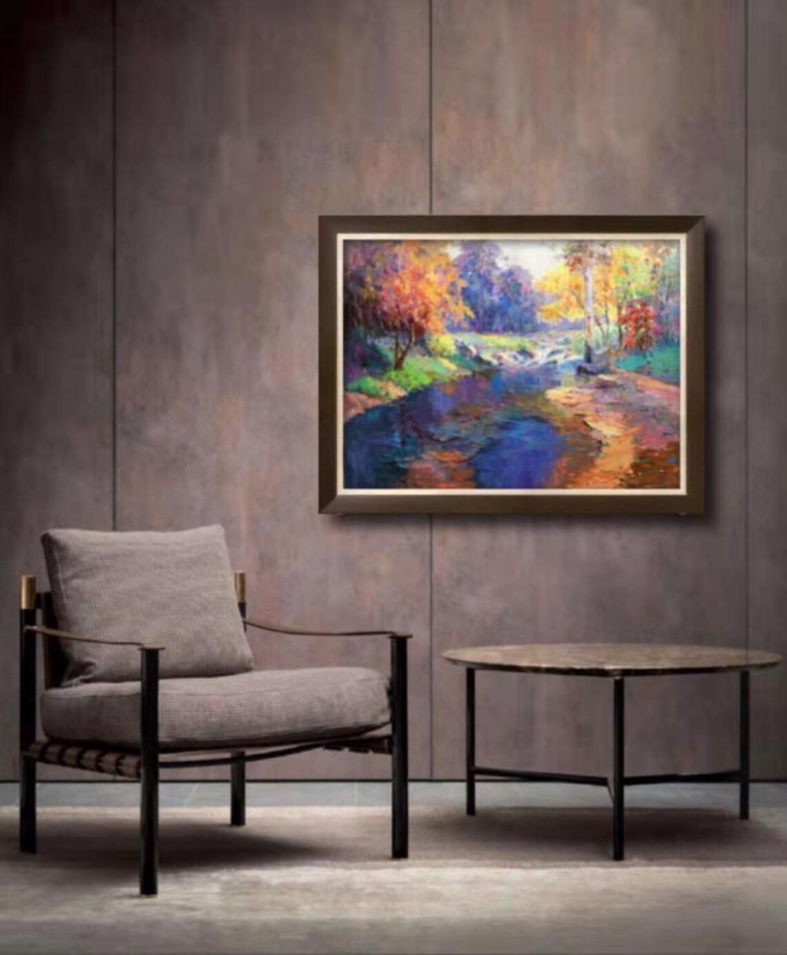 Impression Oil Painting Scenery, Landscape Art Print - Image 2