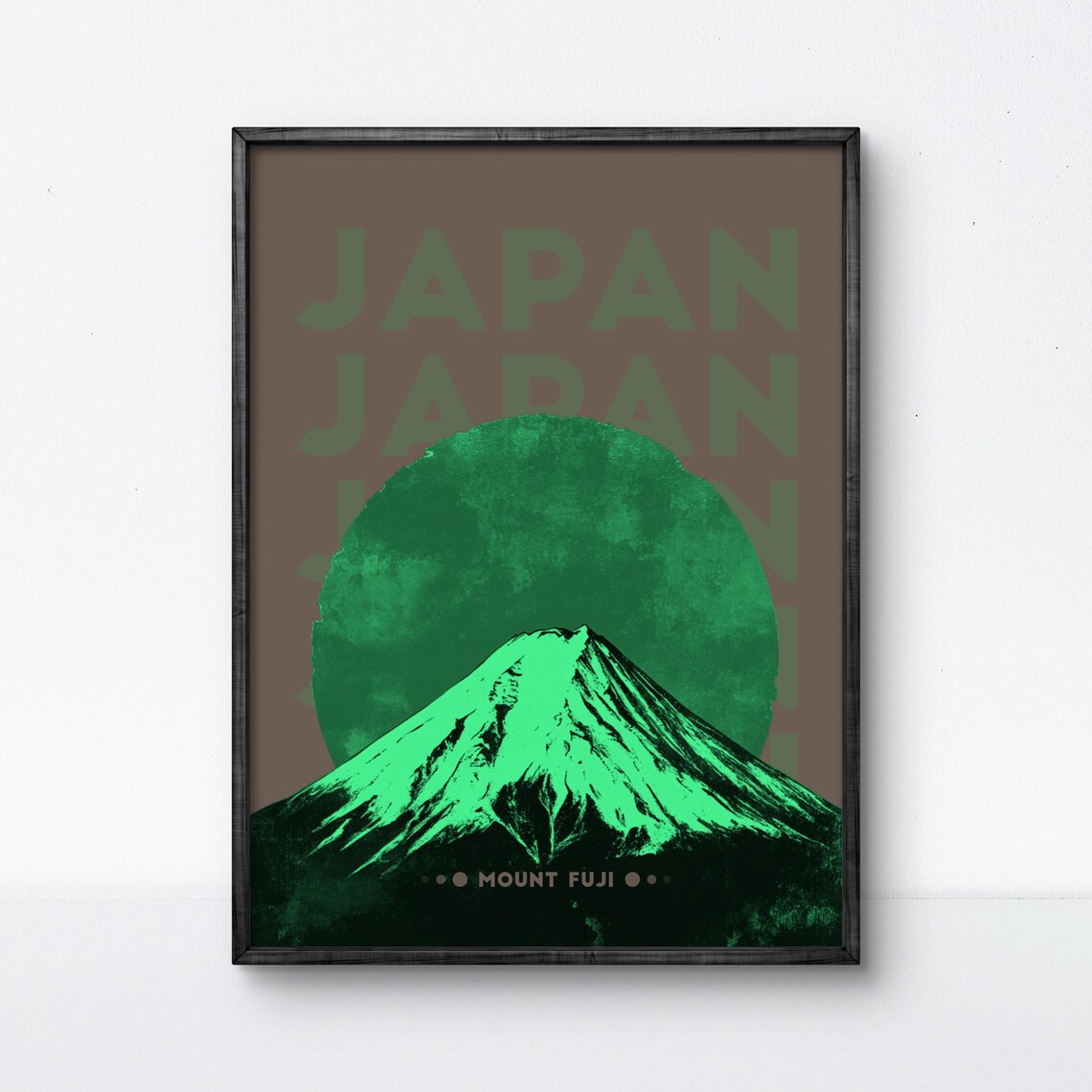 Mount Fuji Japan Minimal Japanese Decor Poster - Image 3