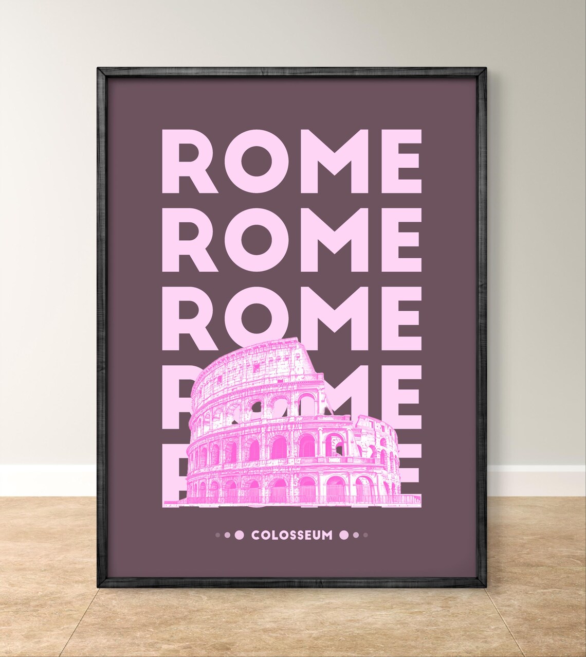 Rome Colosseum Minimalist Italian Travel Decor - Image 3
