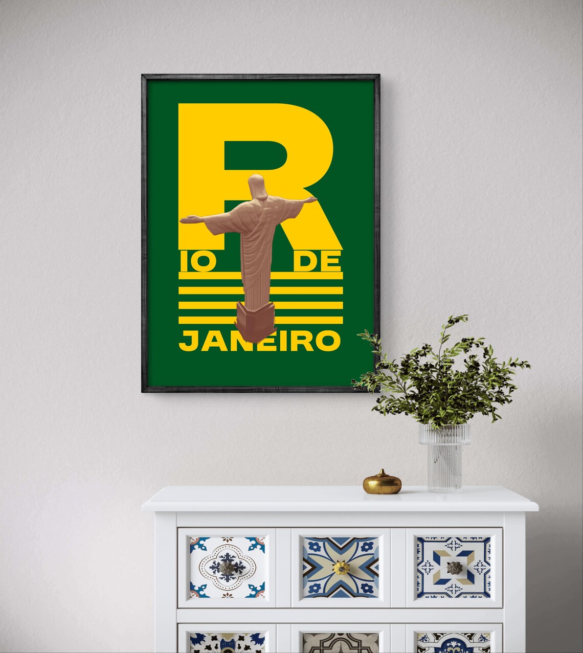 Rio De Janeiro, Christ The Redeemer Travel Poster - Image 3