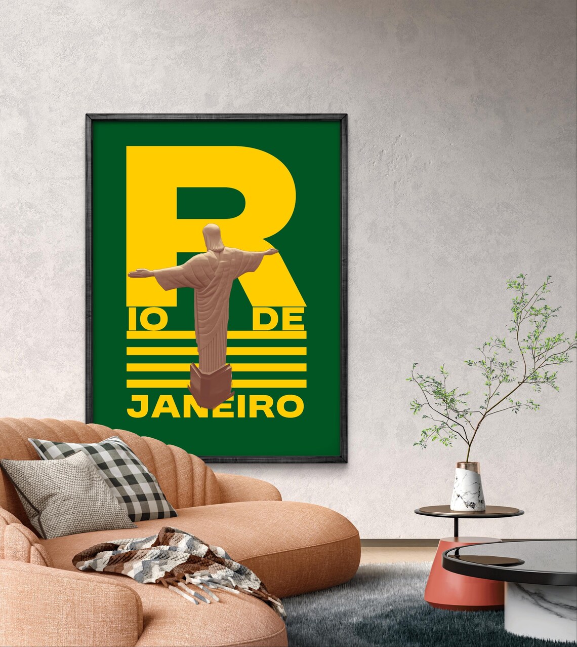 Rio De Janeiro, Christ The Redeemer Travel Poster - Image 2
