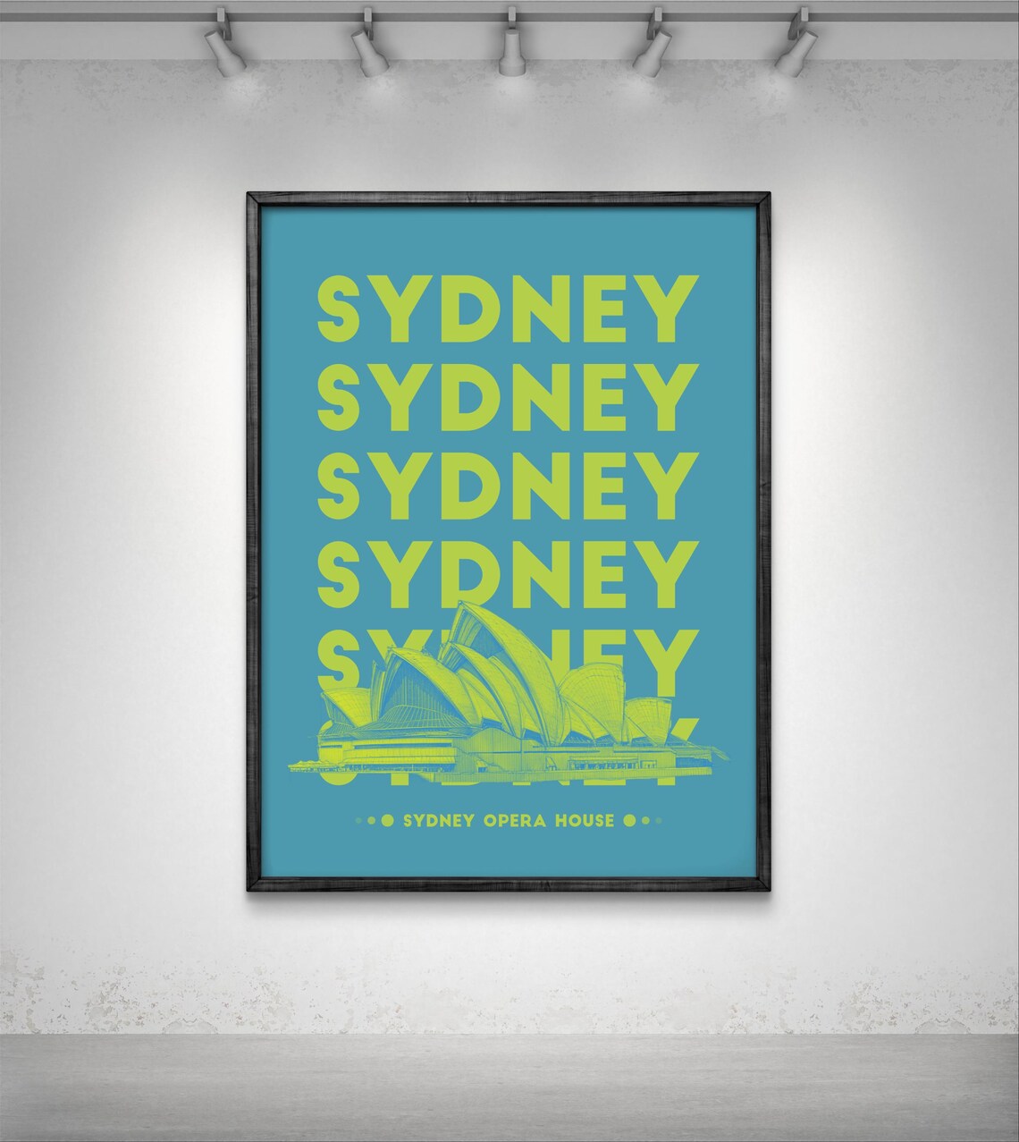 Sydney Opera House, Vibrant Modern Artwork