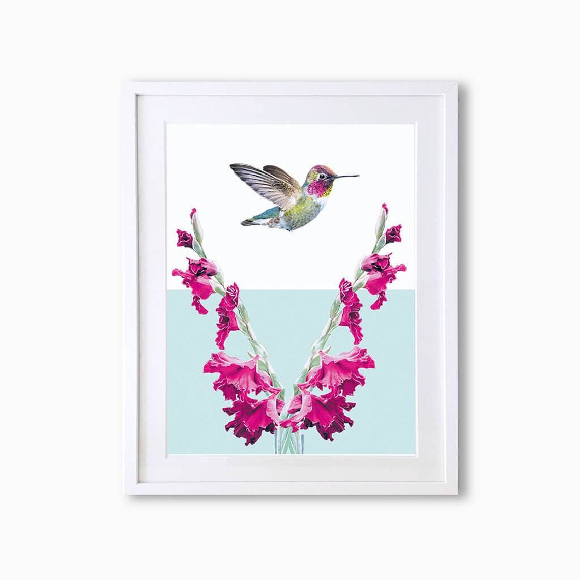 Hummingbird Art Print By Lola Design