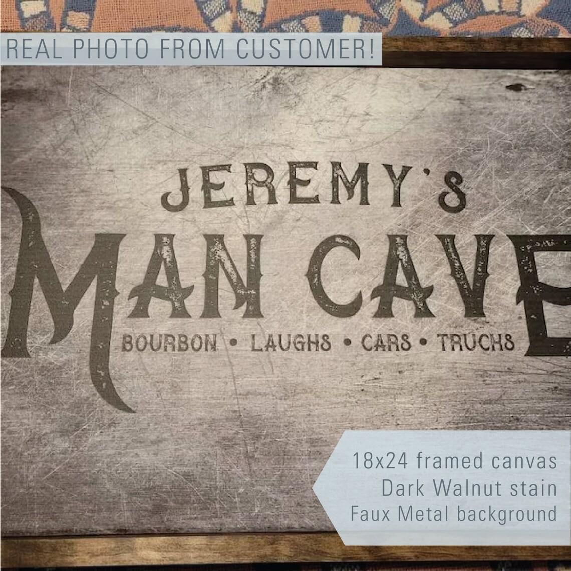 Custom Man Cave Sports Wall Decor Art Print - Image 2