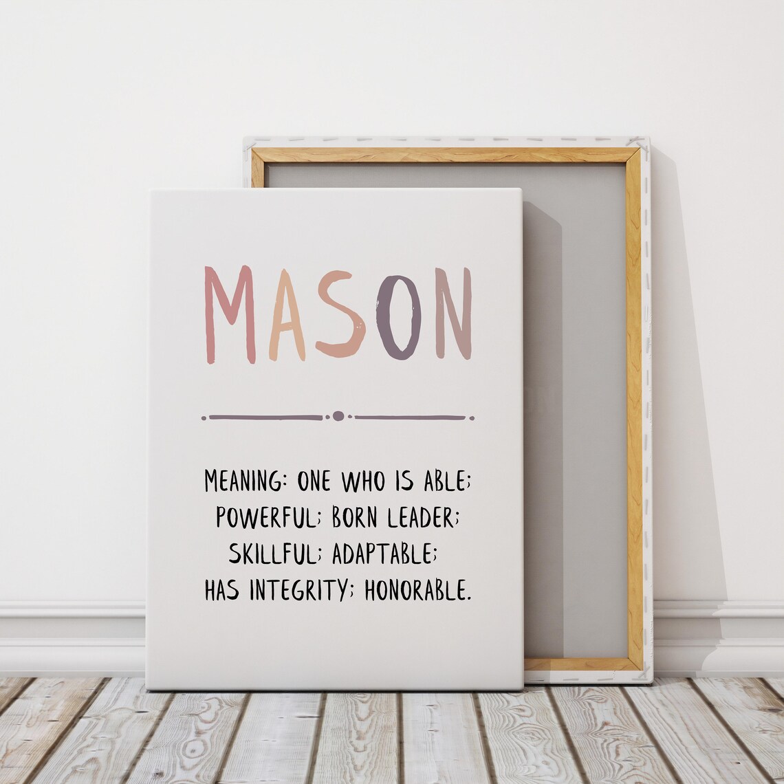 Custom Baby Name Meaning Nursery Personalized Art Print - Image 3