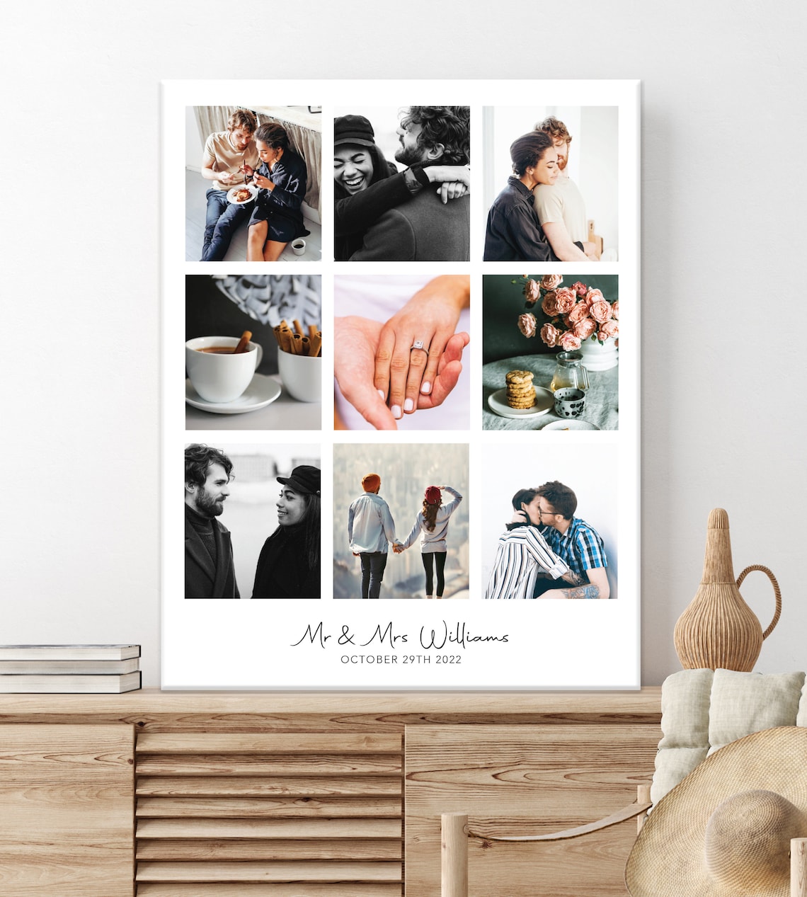Personalized Photo Collage Memory Keepsake Art Print - Image 3