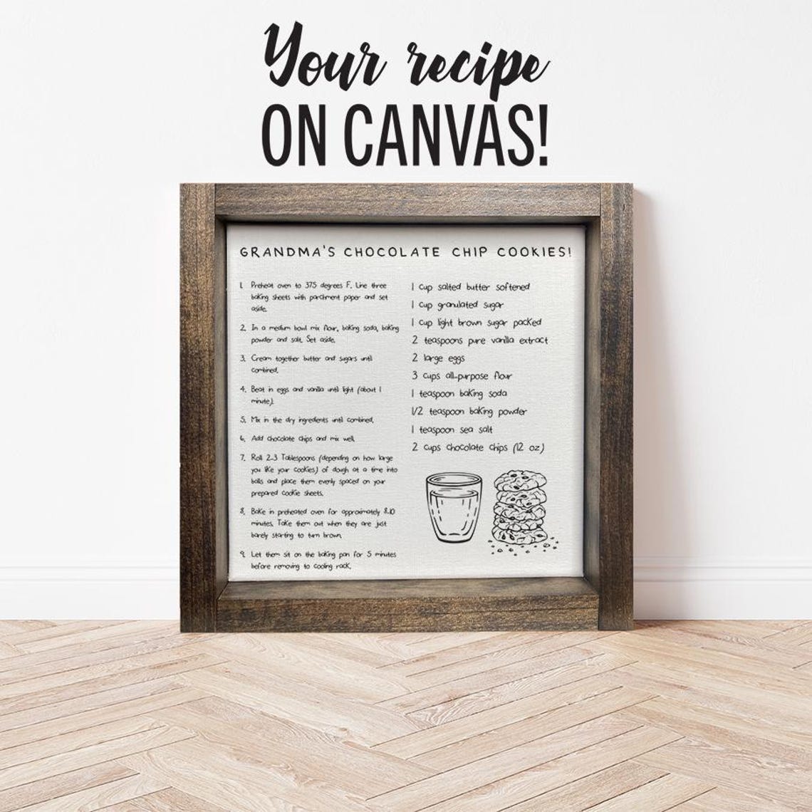 Your Recipe, Personalized Kitchen Decor