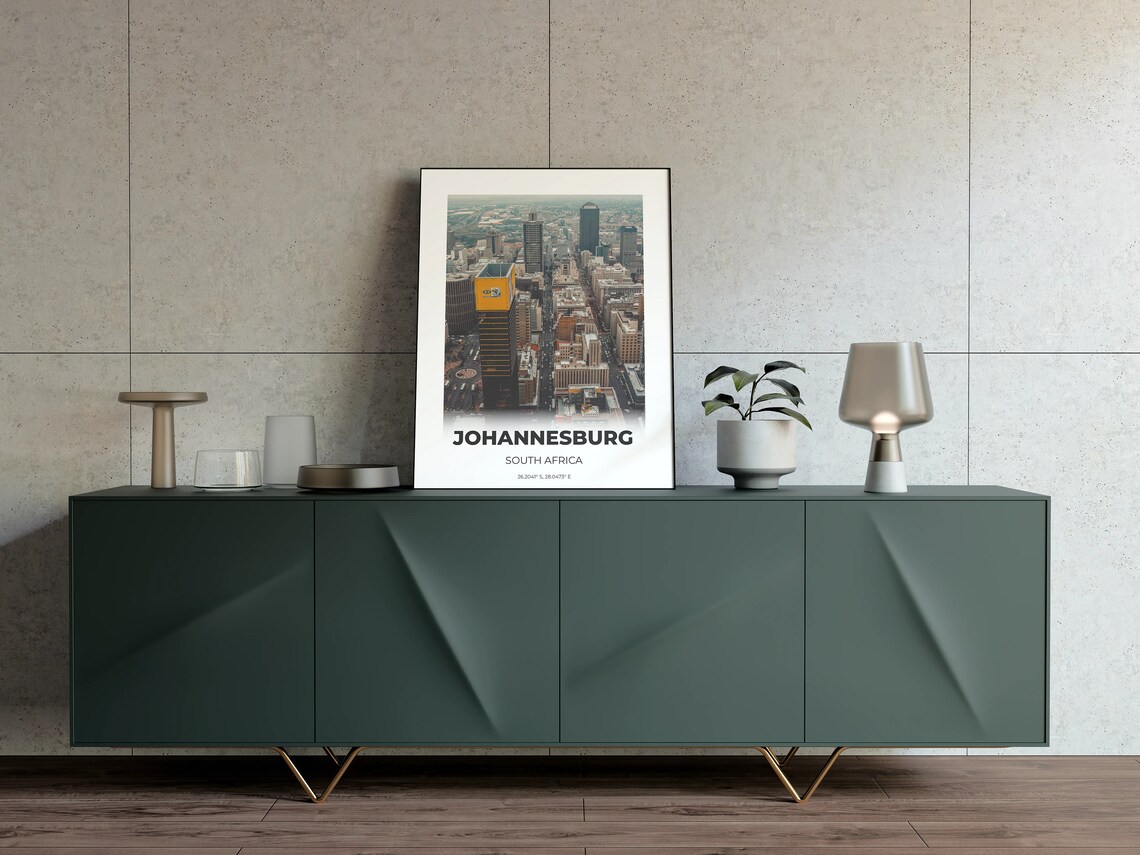 Johannesburg Travel Poster, South Africa City Print - Image 4