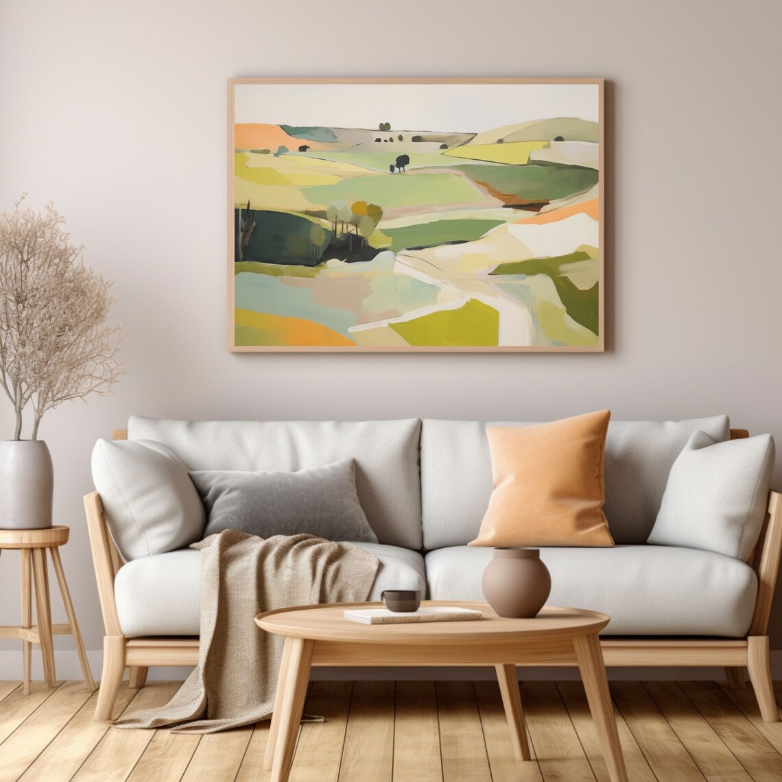 Abstract Landscape Modern Landscape Art Print - Image 3