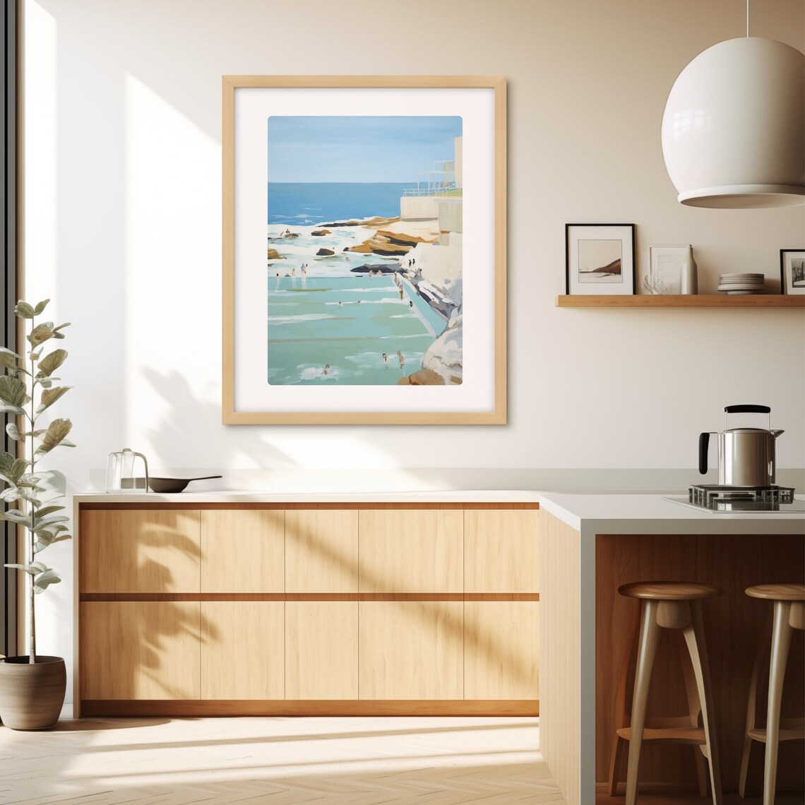 Bondi Beach and Icebergs Pool Australian Travel Poster - Image 3