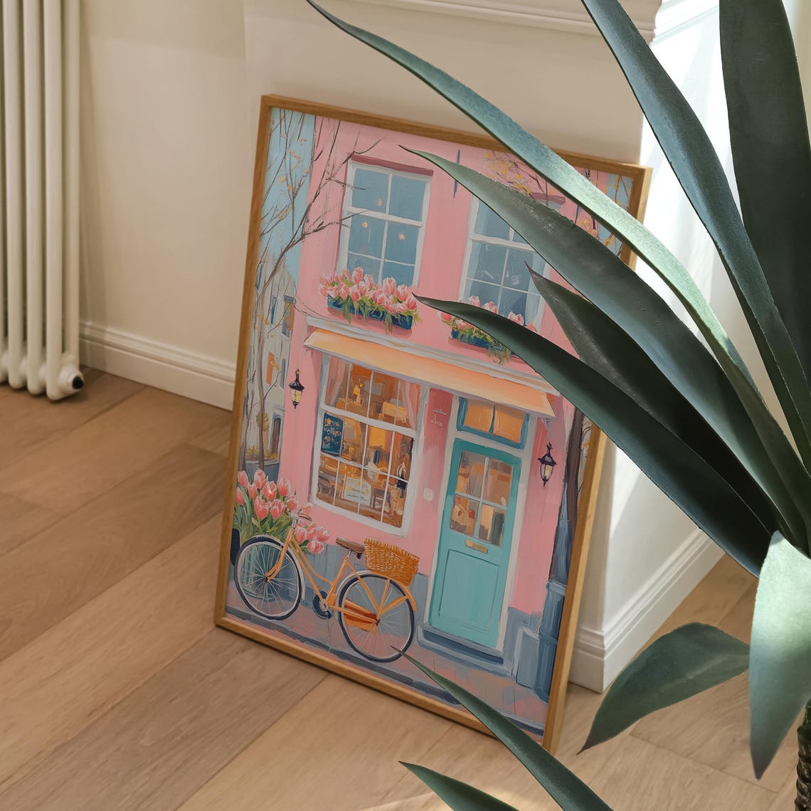 Amsterdam Cafe Art Print, Whimsical Nursery Decor - Image 3