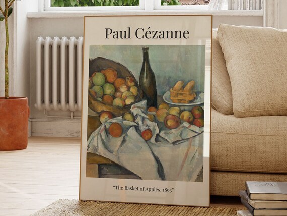 The Basket Of Apples Paul Cezanne Famous Painting Painting Poster Modern Wall Art Art Print