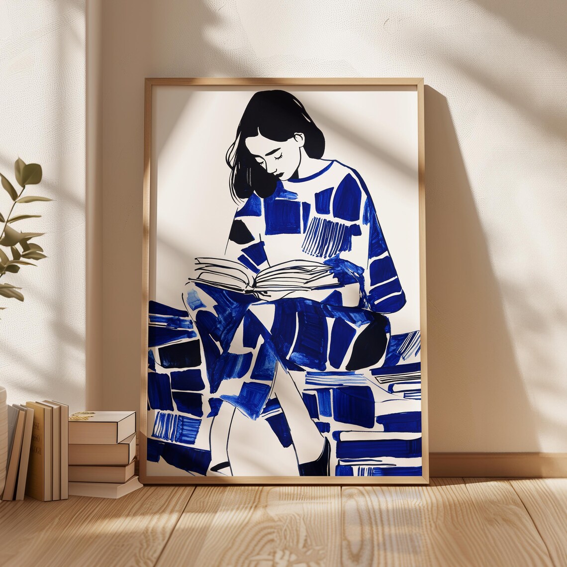 Woman Reading, Literary Gift for Book Lover