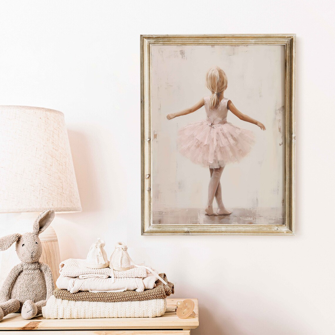 Ballet Nursery Art, Ballerina Girl Room Print - Image 2