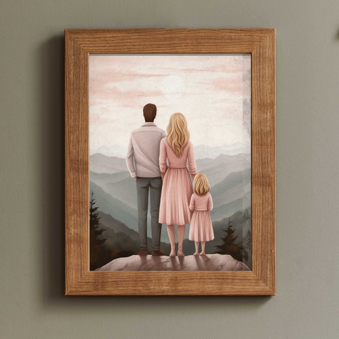 Family Bond Print, Rustic Nursery Decor - Image 2
