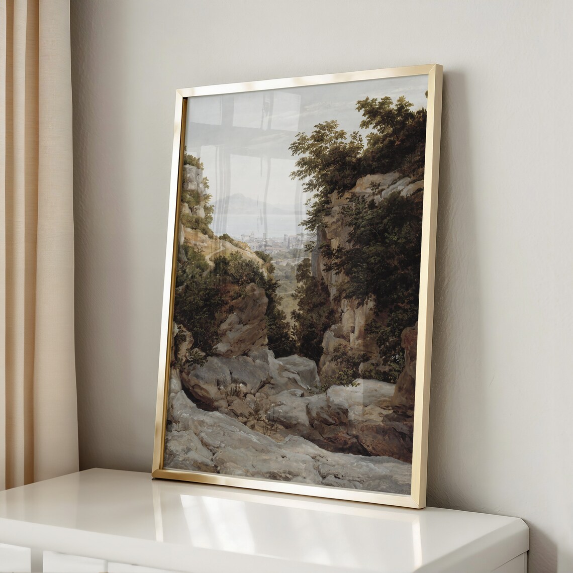 Mountain Landscape Vintage Art Print - Image 2