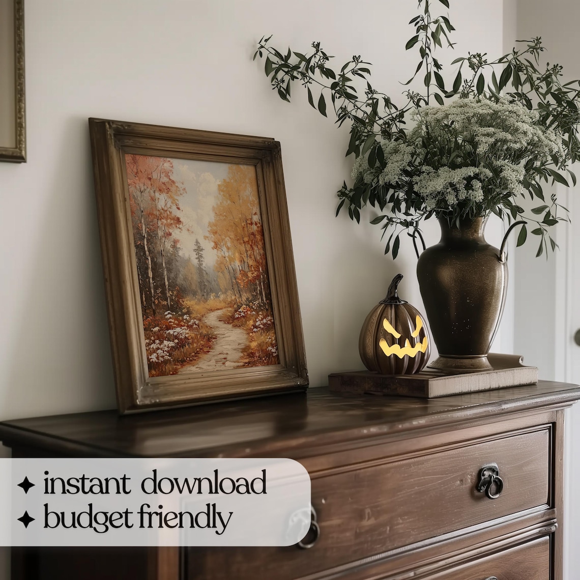 Autumn Forest Landscape, Vintage Fall Art Print - Image 5