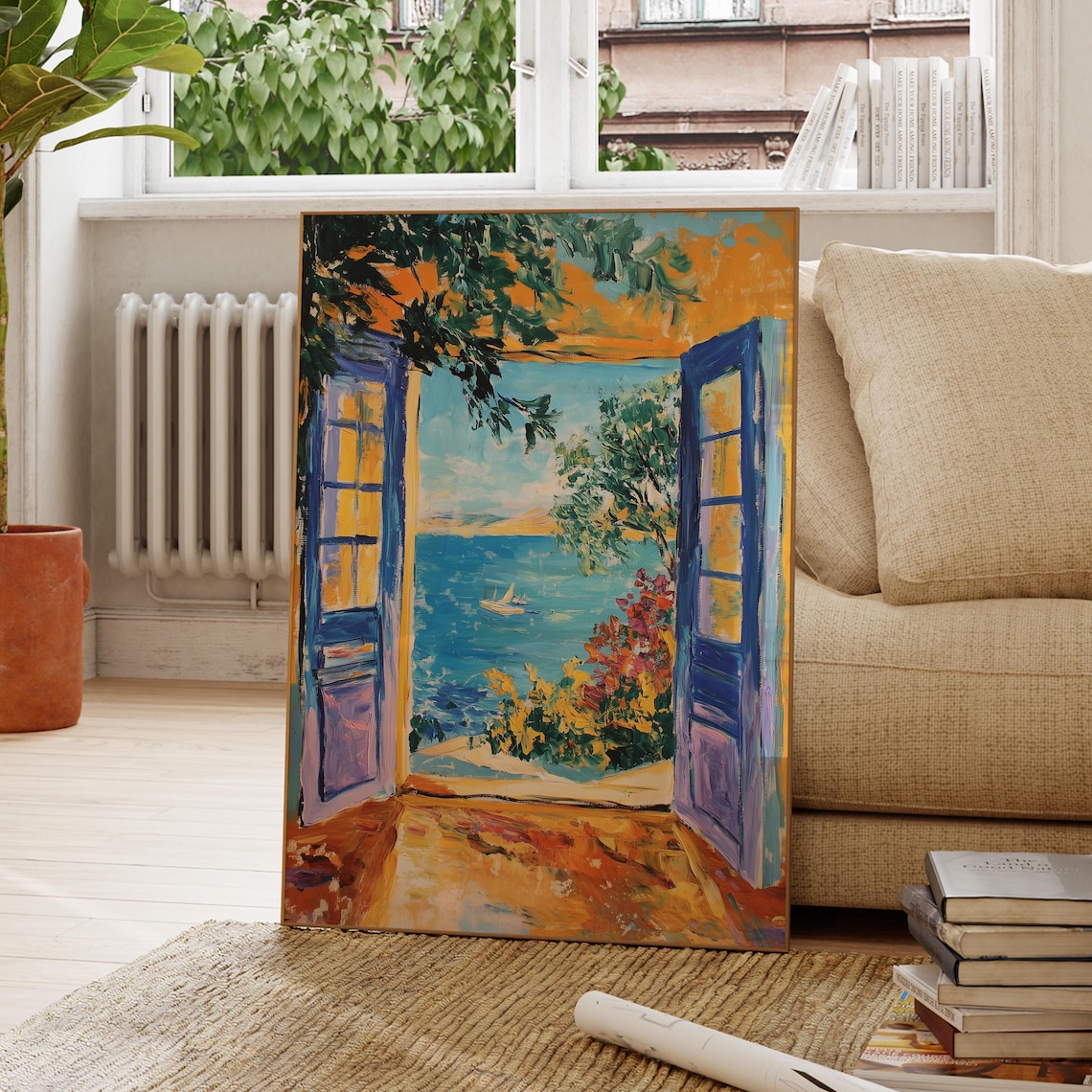 Open Window, Henri Matisse Print Style Fauvism