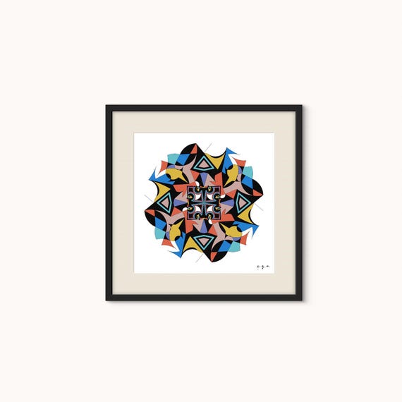 Mandala Meditation Yoga Geometric Pattern Design