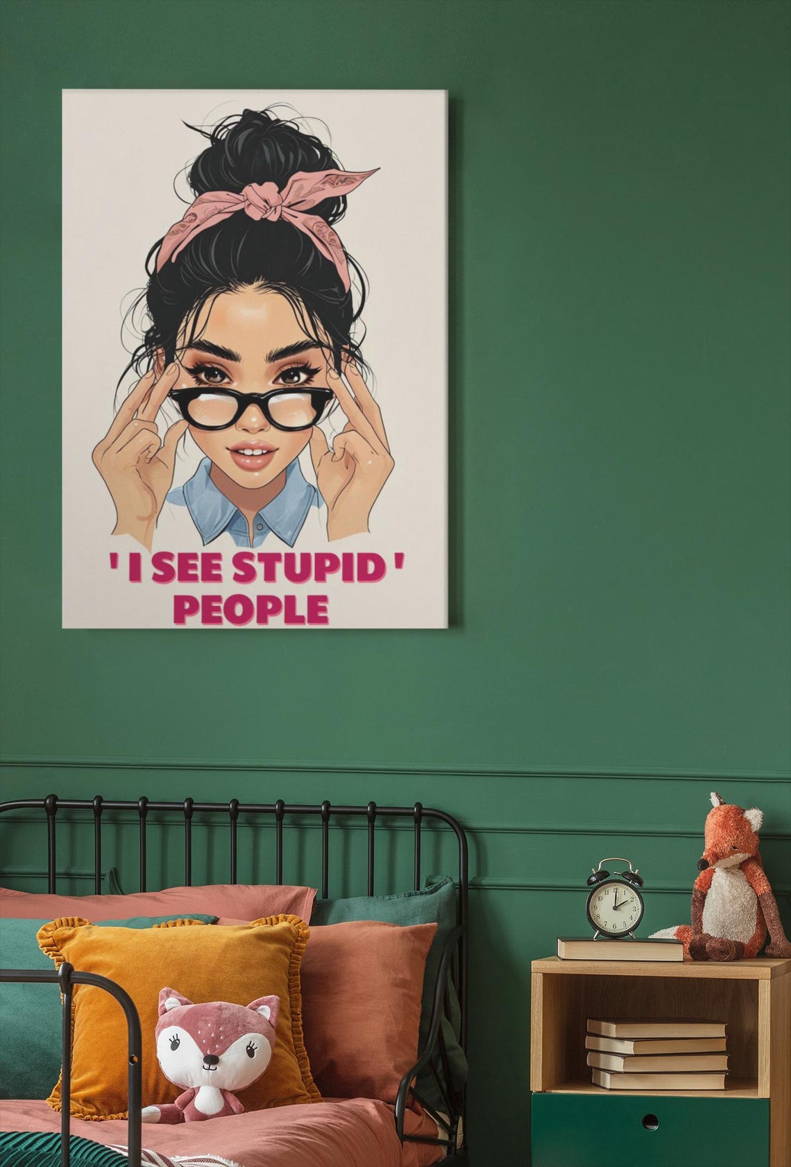 Funny Girl Quote, Sassy Pop Art Poster - Image 2