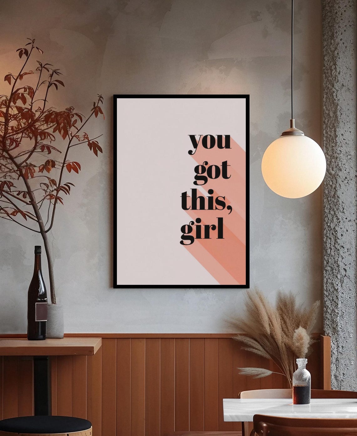 You Got This Girl, Motivational Quote Art Print - Image 2