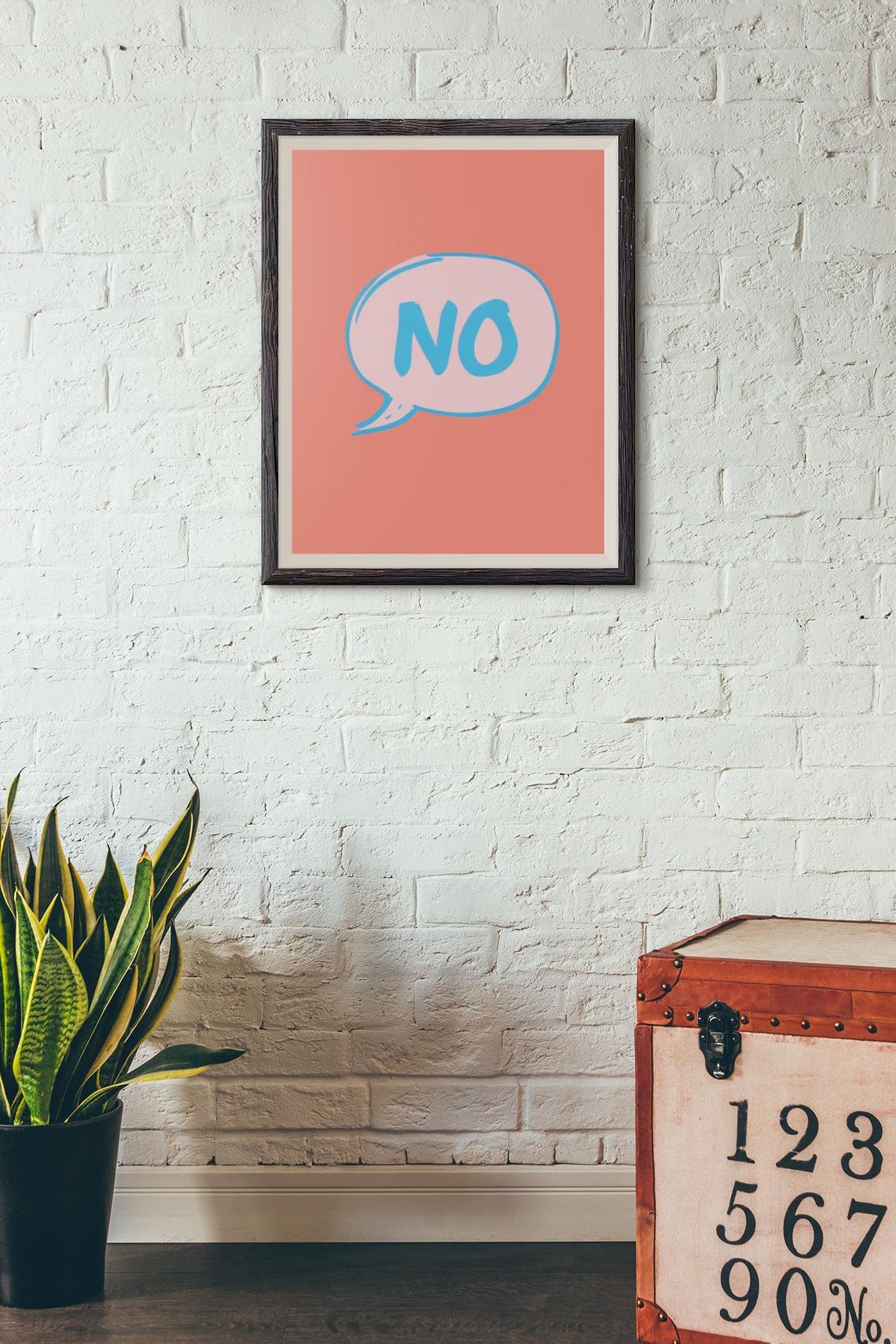 Funny Minimalist - Contemporary Travel Poster - Image 3