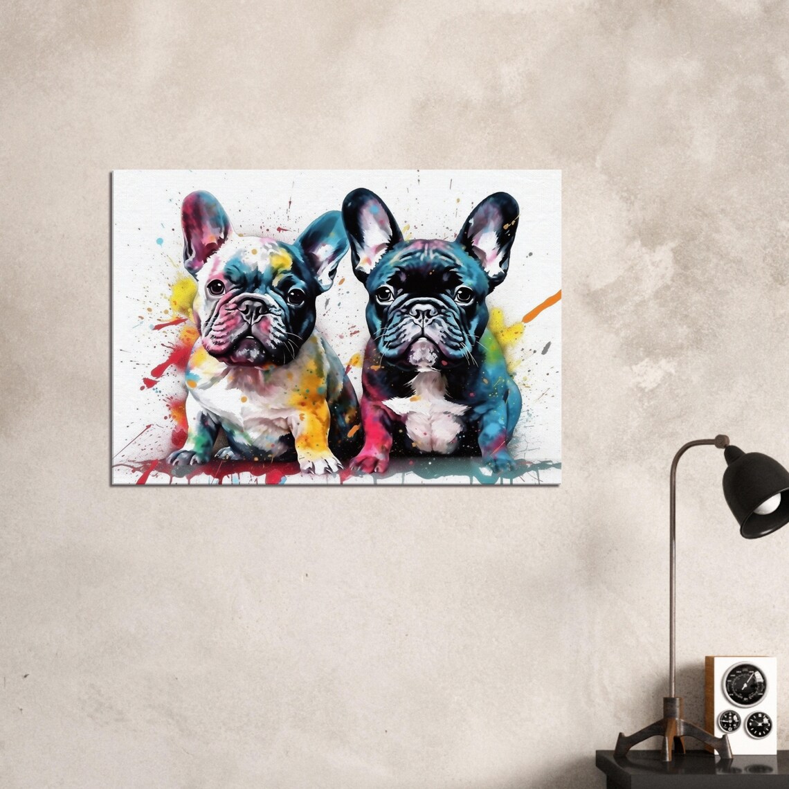 French Bulldog Puppy Watercolor Art Print - Image 3