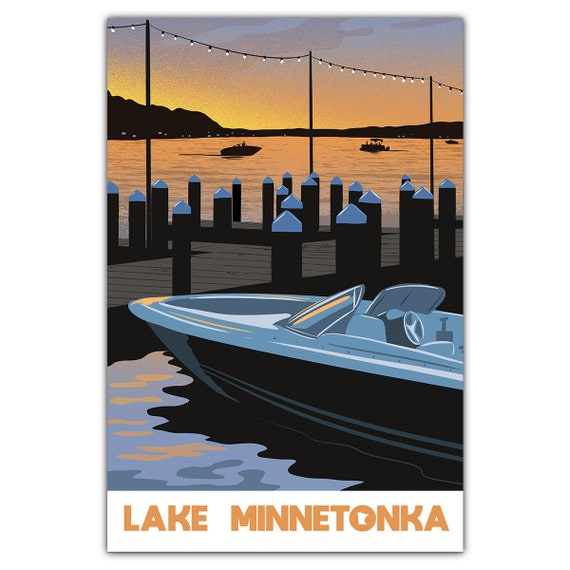 Lake Minnetonka Sunset Postcard