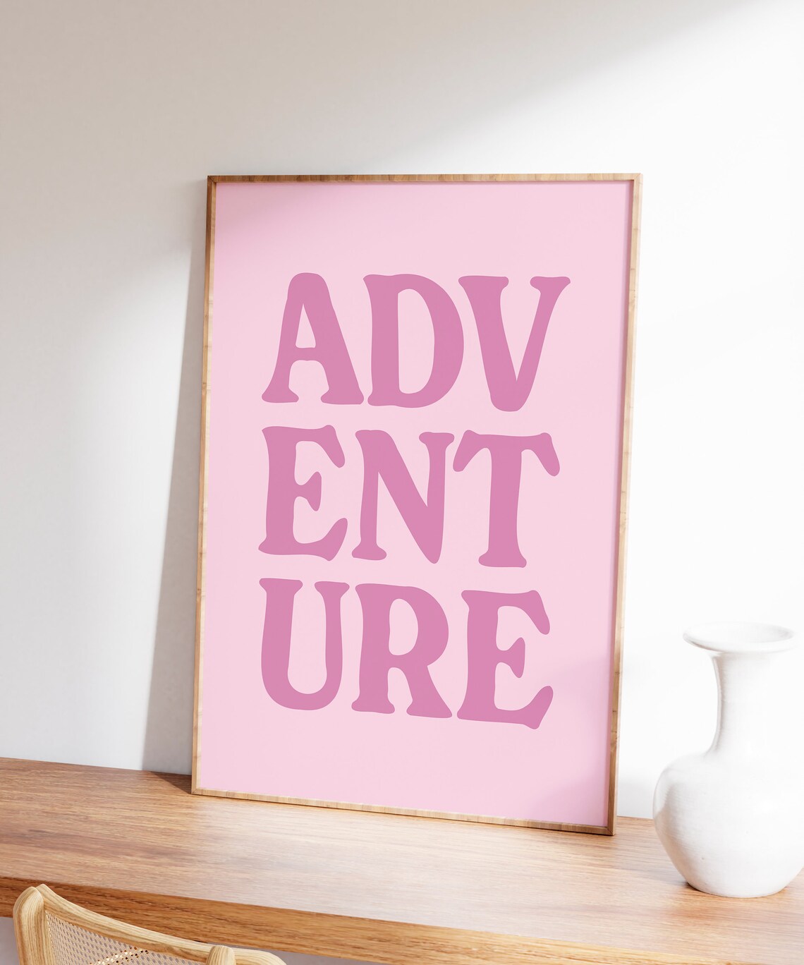 Adventure Quote Retro Typography Art Print - Image 6