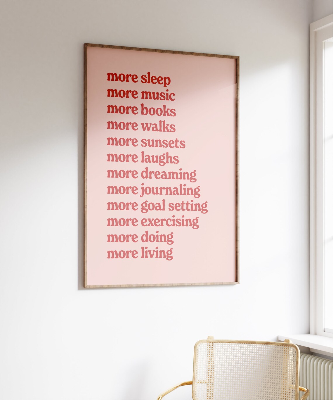 Positivity Quotes Retro Motivation Art Print - Image 4