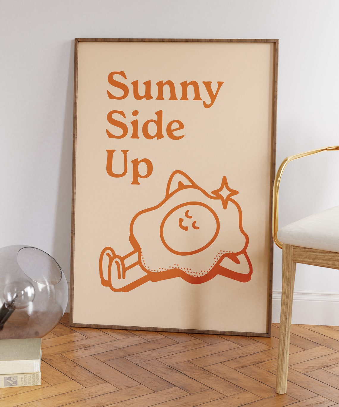 Sunny Side Up Retro Positive Art Poster - Image 5