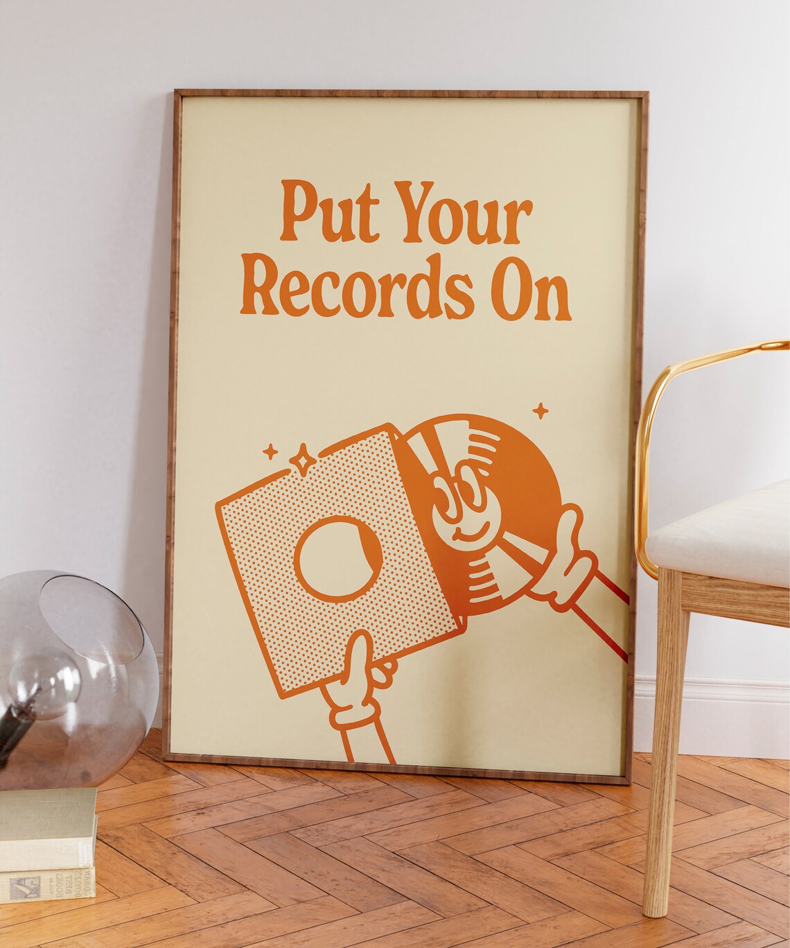 Put Your Records On Retro Music Poster, Vintage Art Print - Image 7