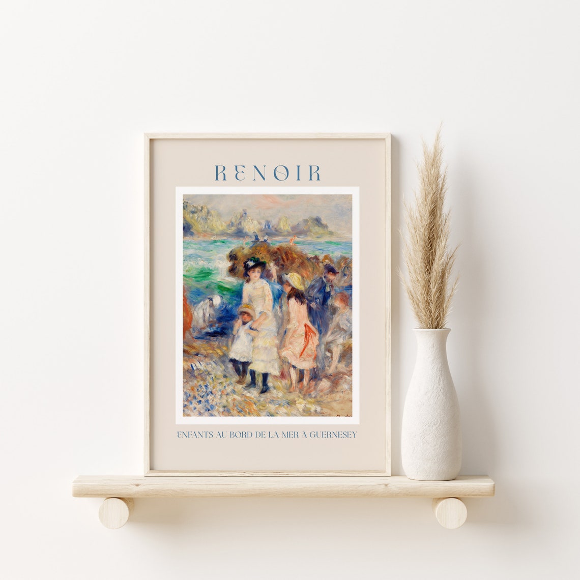 Renoir Poster August Renoir Print Renoir Wall Art Renoir Picture Renoir Monet Print Vintage Renoir Art Renoir Enfants Au Bord - Image 2