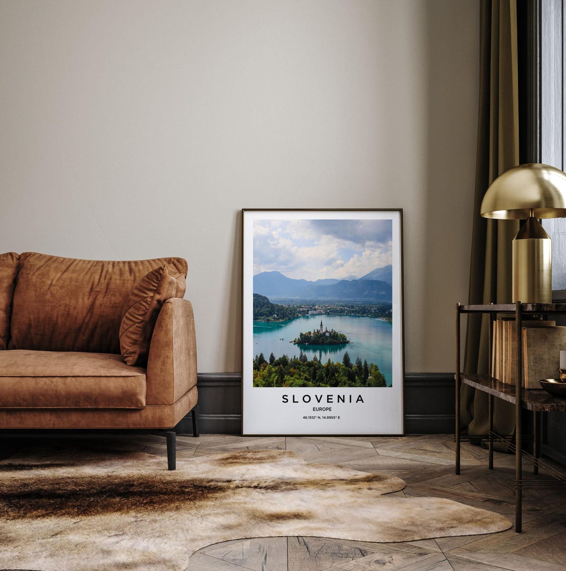 Slovenia Art Slovenia Print Slovenia Poster Slovenia Art Slovenia Photo Slovenia Map Slovenia Painting Slovenia Travel - Image 3