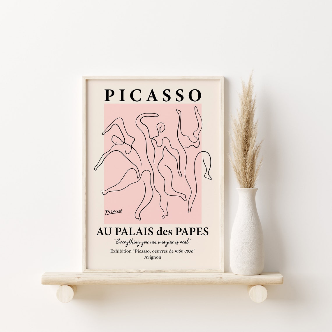 Pablo Picasso Line Dancers Palais des Papes Exhibition Poster - Image 2