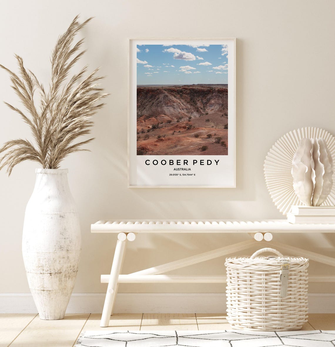 Coober Pedy Australia Outback Red Desert Travel Photography Poster - Image 3
