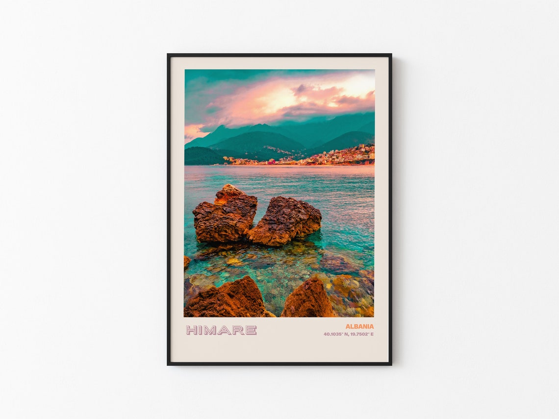 Himare Travel Poster Himare Print Himare Photo Print Himare Wall Decor Himare Travel Art Himare Himare Picture Himare 5 - Image 3