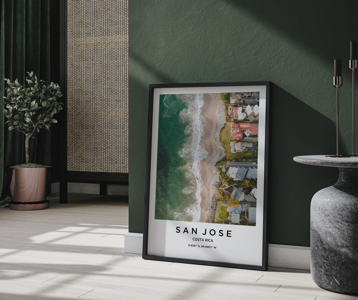 San Jose Art San Jose Print San Jose Poster San Jose Art San Jose Photo San Jose Map San Jose Painting San Jose Travel - Image 2