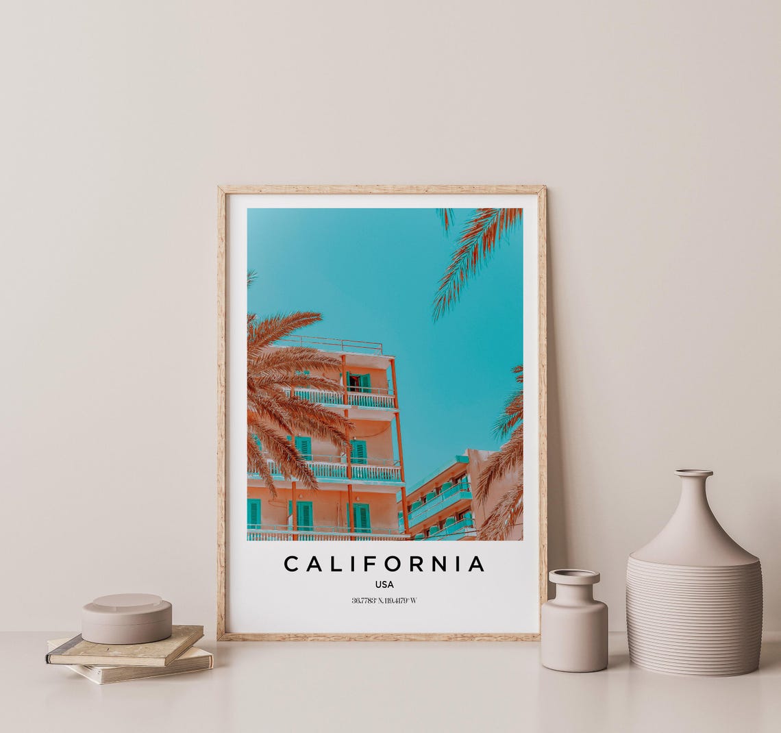 California Art California Print California Poster California Art California Photo California Map California Painting California Travel - Image 2