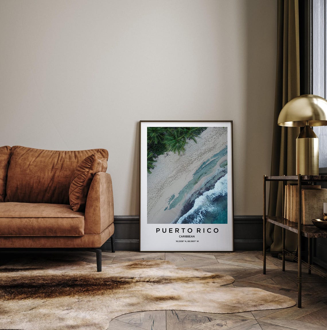 Puerto Rico Art Puerto Rico Print Puerto Rico Poster Puerto Rico Art Puerto Rico Photo Puerto Rico Map Puerto Rico Painting - Image 3
