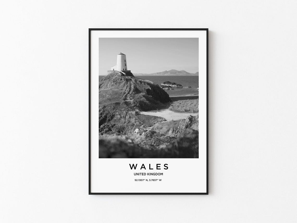 Wales Art Wales Print Wales Poster Wales Art Wales Photo Wales Map Wales Painting Wales Travel