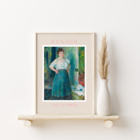 Renoir Poster August Renoir Print Renoir Wall Art Renoir Picture Renoir Monet Print Vintage Renoir Art Renoir The Laundress