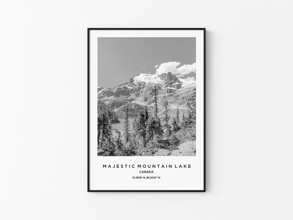Majestic Mountain Travel Poster